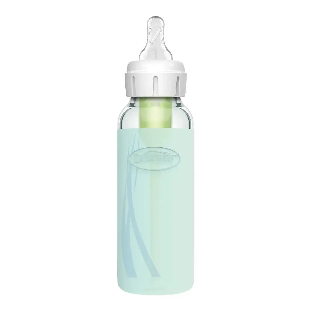 Dr. Brown's Narrow Glass Bottle Sleeve, 8 oz, Mint, 2-Pack