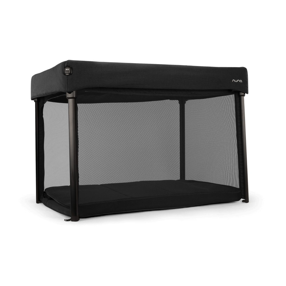 Nuna PAAL Playard & Travel Crib-Functions As A Bassinet-With Padded Edges For Extra Safety-With Removable Mattress & Two Adjustable Mattress Height-Compact Fold & Includes Travel Bag