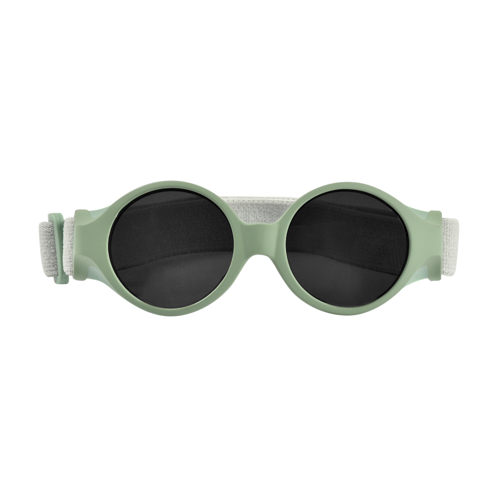 Beaba Newborn Sunglasses - 0-9 Months, Unbreakable Sunglasses for Infants, 100% UV Protection, CAT 4 Side Protection Optimal Comfort, Adjustable Elastic Headband, Birth - 9 Months