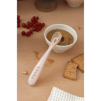 Beaba 1st Stage Silicone Spoon - Baby Led Weaning Self Feeding Training Spoon with Ultra Soft Tip, Gum Friendly, Ergonomic Handles, BPA Free, 4m+