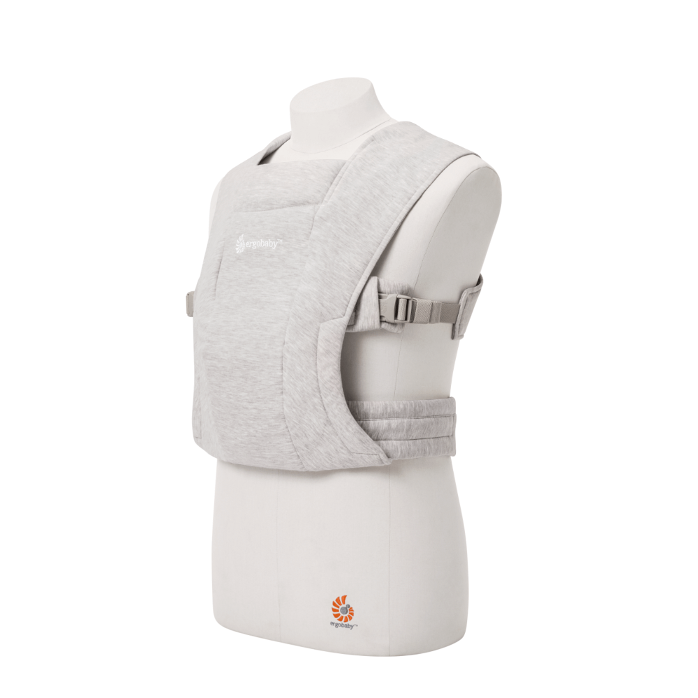 Ergobaby Embrace Newborn Baby Carrier – Soft & Lightweight Fabric, Ergonomic “M” Position and Head Support, Adjustable Waistbelt & Cross Straps, 3 Carry Positions, Easy to Use, 3-11 Kgs, Birth to 12 Months, Soft Grey