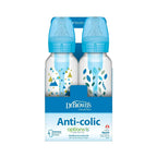 Dr. Brown's Natural Flow Anti-Colic Options+ Narrow Baby Bottle, 8 oz/250 ml - 4-Pack
