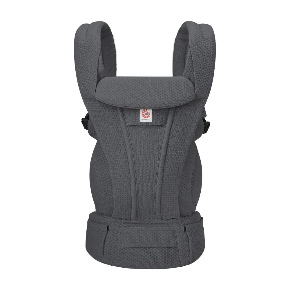 Ergobaby Omni Deluxe Baby Carrier, Lightweight Breathable Soft Mesh, Enhanced Lumbar Support, Adjustable Waistbelt & Cross Straps, Privacy Hood, 4 Carry Positions, 6 Storage Pockets, 3-20Kgs, 0 - 4 Years