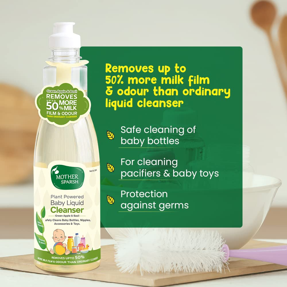 Mother Sparsh Natural Baby Liquid Cleanser (Plant Powered)