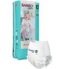 Bambo Nature Premium Baby Pants Diapers for Babies, Large Size (7-12 Kgs), Super Absorbent, Breathable, Extra Soft, Dermatologically Tested, Hypoallergenic Infant Nappies With Wetness Indicator