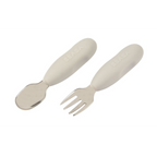 Beaba Set of 2 Stainless Steel Pre-Cutlery Set