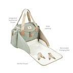 Beaba Sydney Baby Diaper Bag – Multifunctional Travel baby Bag with Large Capacity, Multi-Pocket Organizer with Changing Pad, Insulated Bottle Pouch & Stroller Clips – Ideal for Moms & Dads On the Go