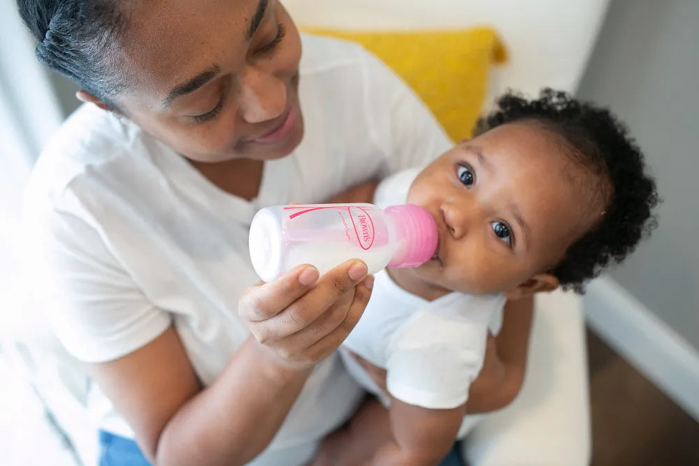 Dr. Brown's Natural Flow Anti-Colic Options+ Narrow Baby Bottle - 4oz/120 ml - Pink