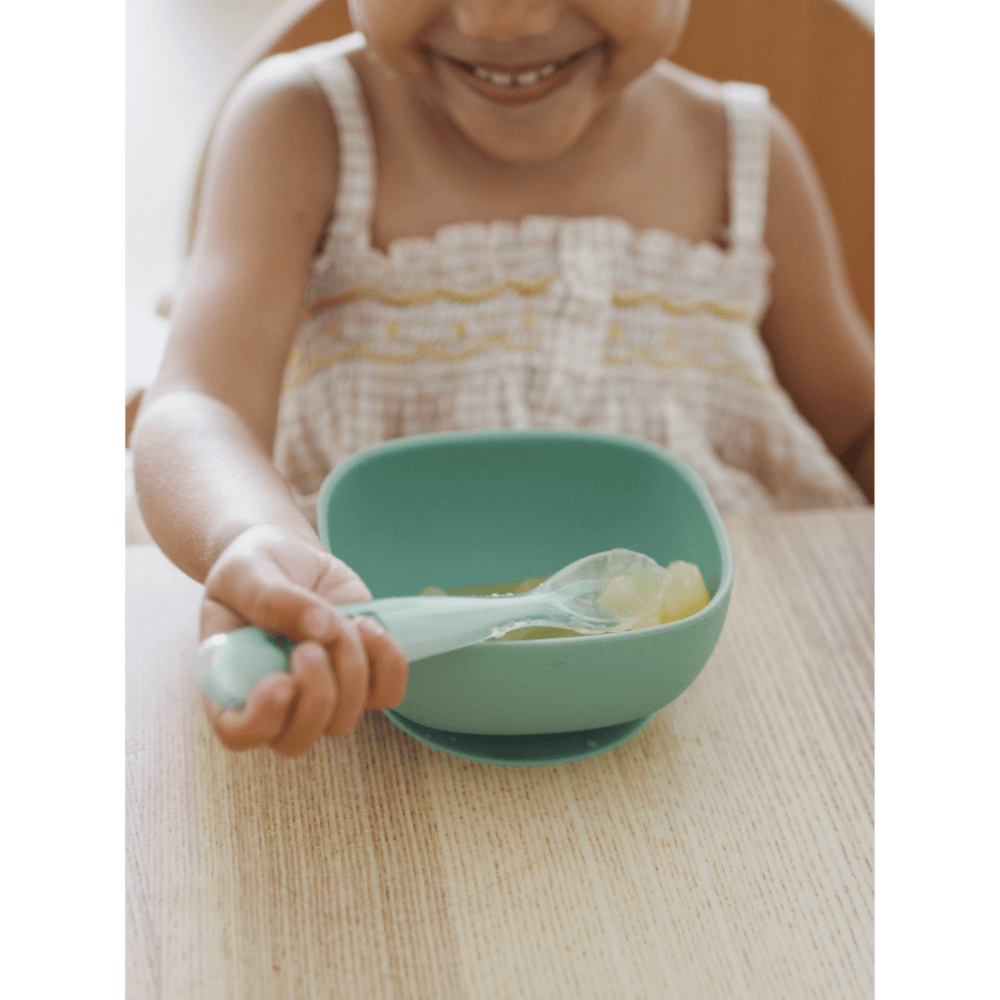 Beaba Silicone Suction Bowl - Non-Slip Baby Feeding Bowl for Self-Feeding & Baby-Led Weaning, Supple and Unbreakable Silicone BPA-Free, 4M+