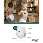 Bambo Nature Monthly Box - Premium Baby Pant Diapers for Babies, Super Absorbent, Breathable, Extra Soft, Dermatologically Tested, Hypoallergenic Infant Nappies With Wetness Indicator