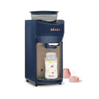 Beaba Milkeo Plus Automatic Baby Bottle Maker & Formula Dispenser - Instant Warm Bottles in 20 Sec, Smart Touchscreen, Multiple Temperature Settings, Baby Formula Mixer & Milk Maker for Infants, Night Blue, 0m+