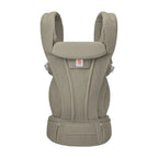 Ergobaby Omni Deluxe Baby Carrier, Lightweight Breathable Soft Mesh, Enhanced Lumbar Support, Adjustable Waistbelt & Cross Straps, Privacy Hood, 4 Carry Positions, 6 Storage Pockets, 3-20Kgs, 0-4 years, Soft Olive