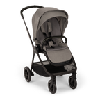 Nuna TRIV Next Reversible Seat Stroller with Flat Recline|Height Adjustable Handle Bar|All Terrain|All Wheel Suspension|One Hand Fold|Rain Cover & Post Adaptors|0 to 4Y (Upto 22Kg)-Granite