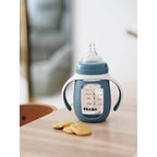 Beaba 2 in 1 Glass Bottle With Sleeve - 210 ml
