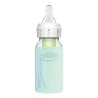 Dr. Brown's Narrow Glass Bottle Sleeve, 4 oz, Mint, 2-Pack