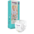 Bambo Nature Premium Baby Tape Diapers for Babies, XL Size (12-18 Kgs), Super Absorbent, Breathable, Extra Soft, Dermatologically Tested, Hypoallergenic Infant Nappies With Wetness Indicator