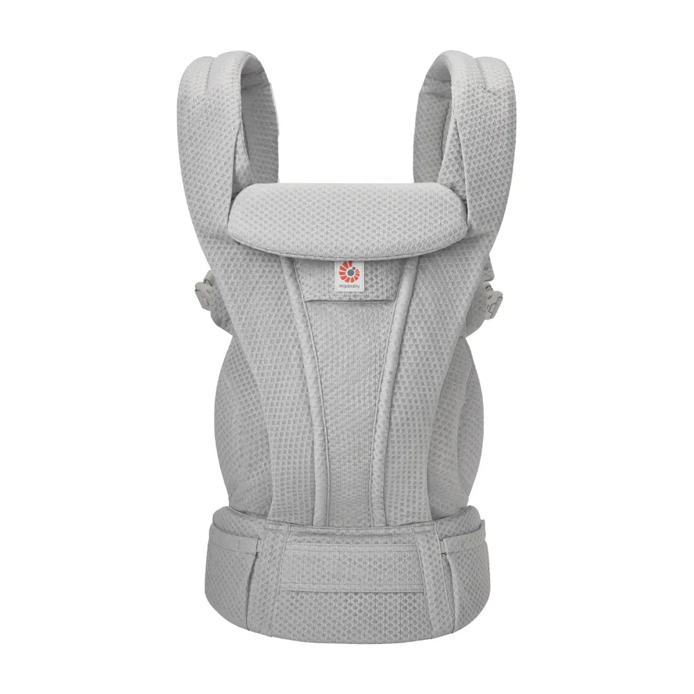 Ergobaby Omni Deluxe Baby Carrier, Lightweight Breathable Soft Mesh, Enhanced Lumbar Support, Adjustable Waistbelt & Cross Straps, Privacy Hood, 4 Carry Positions, 6 Storage Pockets, 3-20Kgs, 0 - 4 Years