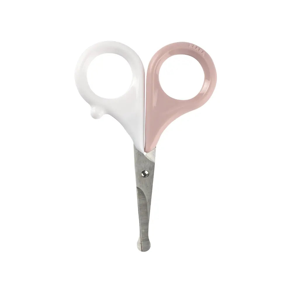Beaba Nail Scissors for Newborns & Toddlers with a Rounded Blade, Easy Grip Handle, Nail Care & Grooming Accessory for Babies