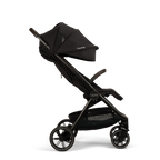 Nuna Trvl LX Cabin Friendly Stroller|Lightweight-Compact|One Hand Fold|Extendable Canopy|Big Rear Wheel|All Wheel Suspension|0 to 4Y (Upto 22Kg) - Caviar