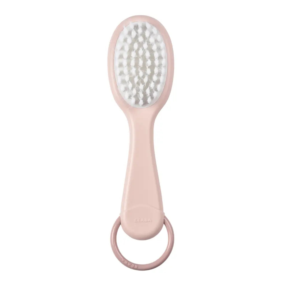Beaba Baby Brush & Comb Set for Newborns & Toddlers, Soft Bristle Hair Brush & Gentle Comb with Ergonomic Easy-Grip Handles,Baby Grooming Kit & Hair Care Accessory, 0m+