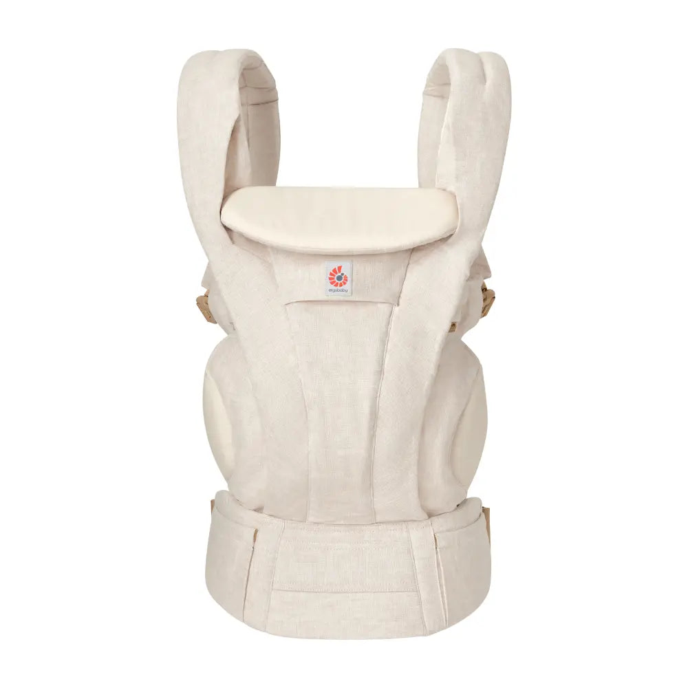 Ergobaby Omni Deluxe Baby Carrier, Lightweight Breathable Soft Mesh Fabric, Enhanced Back Lumbar Support, Adjustable Waistbelt & Cross Straps, Privacy Hood, 4 Carry Positions, 6 Storage Pockets, 3-20Kgs, 0 - 4 Years