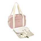 Beaba Paris Baby Diaper Bag – Multifunctional Travel baby Bag with Large Capacity, Multi-Pocket Organizer with Changing Pad, Insulated Bottle Pouch & Stroller Clips – Ideal for Moms & Dads On the Go