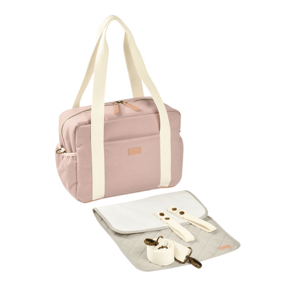 Beaba Paris Baby Diaper Bag – Multifunctional Travel baby Bag with Large Capacity, Multi-Pocket Organizer with Changing Pad, Insulated Bottle Pouch & Stroller Clips – Ideal for Moms & Dads On the Go