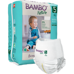 Bambo Nature Premium Baby Pants Diapers for Babies, XL Size (11-17 Kgs), Super Absorbent, Breathable, Extra Soft, Dermatologically Tested, Hypoallergenic Infant Nappies With Wetness Indicator