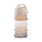 Beaba Stacked Formula Container - Airtight Multifunctional Storage Container for Storing Milk Powder and Baby Food, 4 Interchangeable Compartments, Microwave Safe, Travel Friendly
