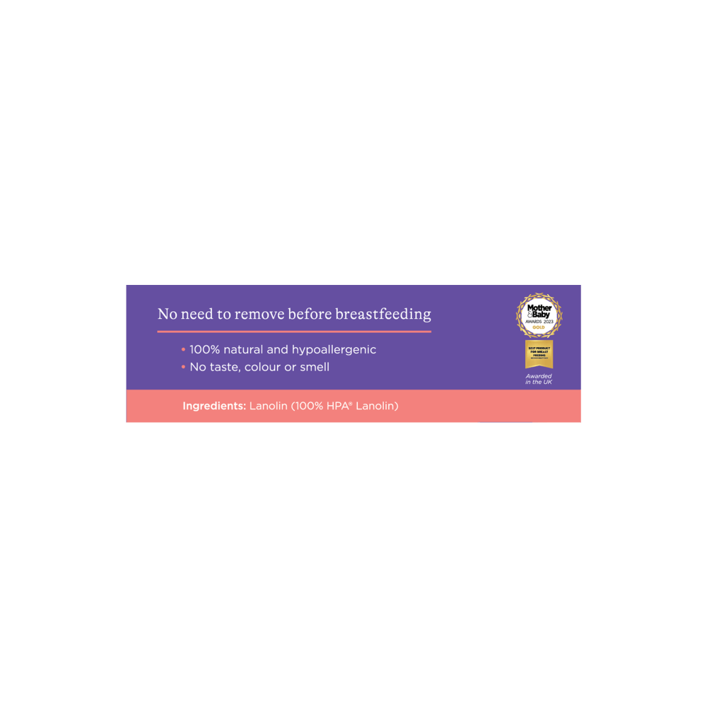 Lansinoh HPA Lanolin Nipple Cream - Sore Nipples Cracked Skin Breast Feeding 100% Natural, Tasteless & Odourless BPA, BPS-Free, Hospital Bag Maternity Essentials