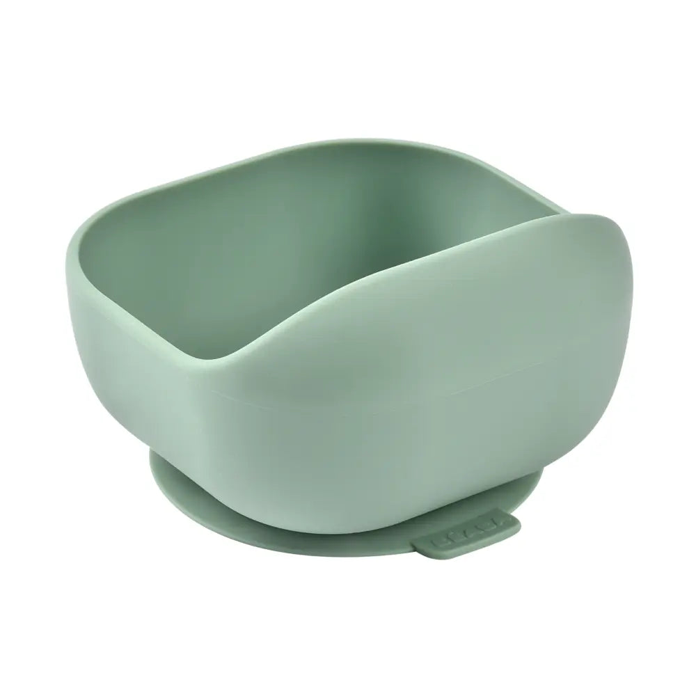 Beaba Silicone Suction Bowl - Non-Slip Baby Feeding Bowl for Self-Feeding & Baby-Led Weaning, Ergonomic Design, Supple and Unbreakable Silicone BPA-Free, 4M+