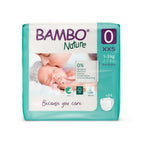 Bambo Nature Monthly Box - Premium Baby Tape Diapers for Babies, Super Absorbent, Breathable, Extra Soft, Dermatologically Tested, Hypoallergenic Infant Nappies With Wetness Indicator