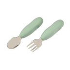 Beaba Set of 2 Stainless Steel Pre-Cutlery Set