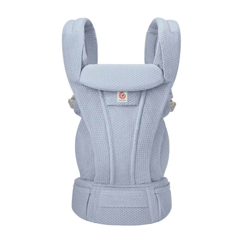 Ergobaby Omni Deluxe Baby Carrier, Lightweight Breathable Soft Mesh, Enhanced Lumbar Support, Adjustable Waistbelt & Cross Straps, Privacy Hood, 4 Carry Positions, 6 Storage Pockets, 3-20Kgs, 0 - 4 Years