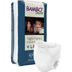 Bambo Nature Premium Dreamy Night Pants - Ultra Flexible Waistband, Ultra Absorbent Core Keeps Child And Bed Dry All Night, Pull Up Diaper, Soft, Breathable, All Round Protection, Kids 4-7, 15-35kg, 10 Count