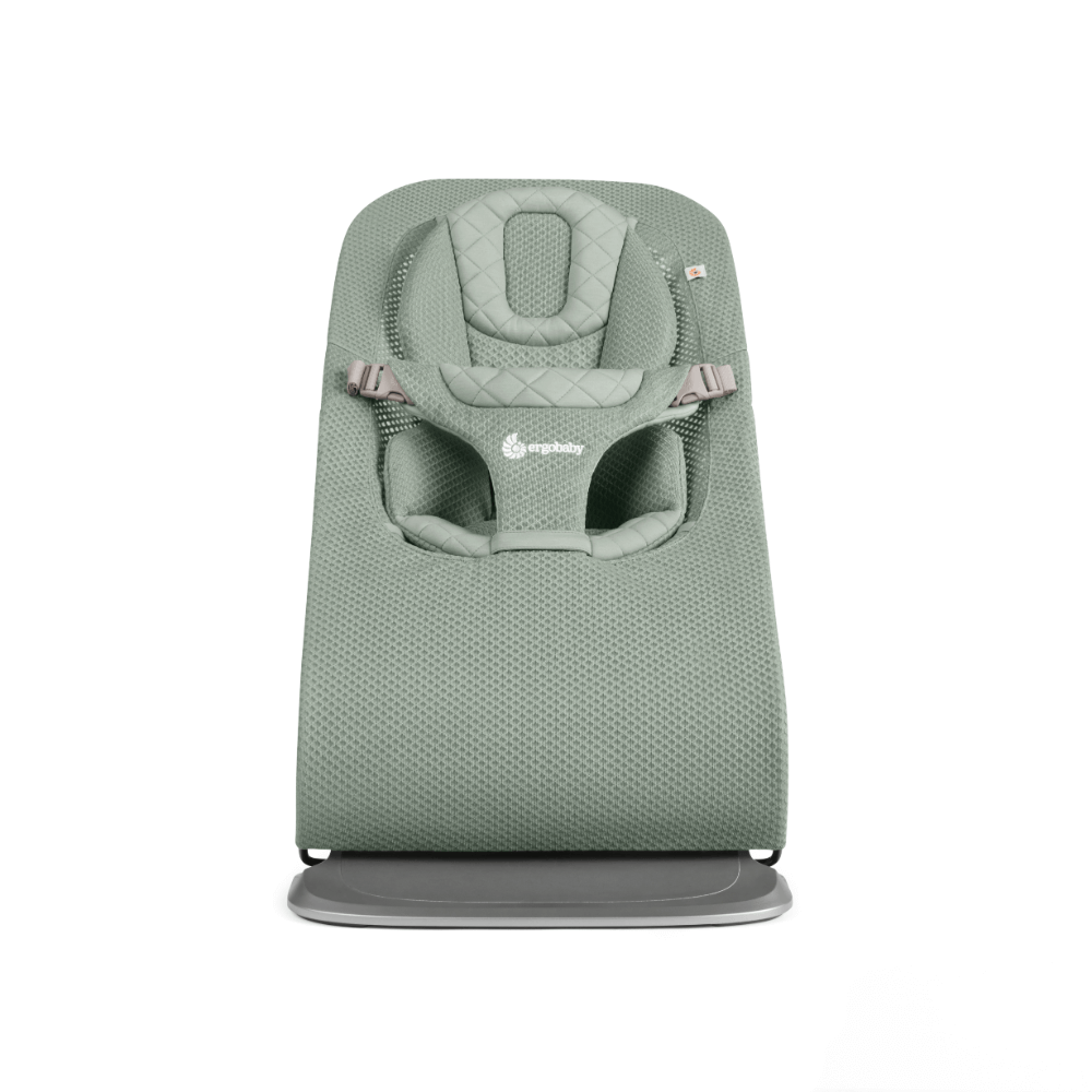 Ergobaby Evolve 3-in-1 Bouncer, Adjustable Multi-Position Baby Bouncer Seat with Newborn Insert, Head to Hip Support, Ergonomic & Lightweight Rocking Chair, Folds Flat for Easy Storage, 2-13 Kgs, 0 - 2 Years