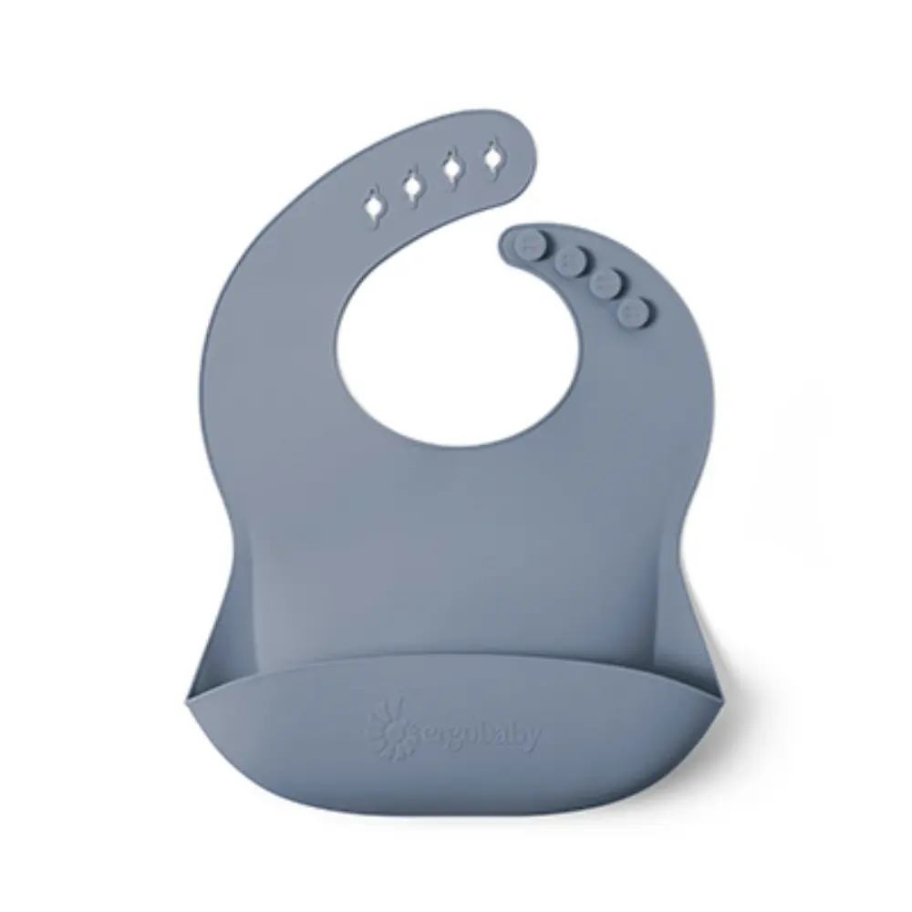 Ergobaby Intro Mealset with Silicone Bib, Suction Bowl and a 3-in-1 Straw Cup, Food Grade Silicone, BPA Free, Ergonomic Design, Unbreakable, 4m+