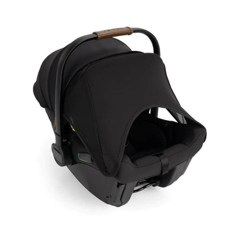 Nuna Pipa Urbn Ultra Lightweight Infant Car Seat|TUV Aircraft Certified|Baseless Install with Build in ISOFIX|0-18 Months|Upto 13Kg - Caviar