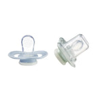 B.Box Pacifier GLOW Silicone Twin Pack | Ergonomic Teat & Shield, Hygienic Cap - Size 2