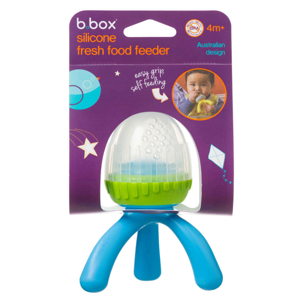 B.Box Silicone Fresh Food Feeder - Blue Green