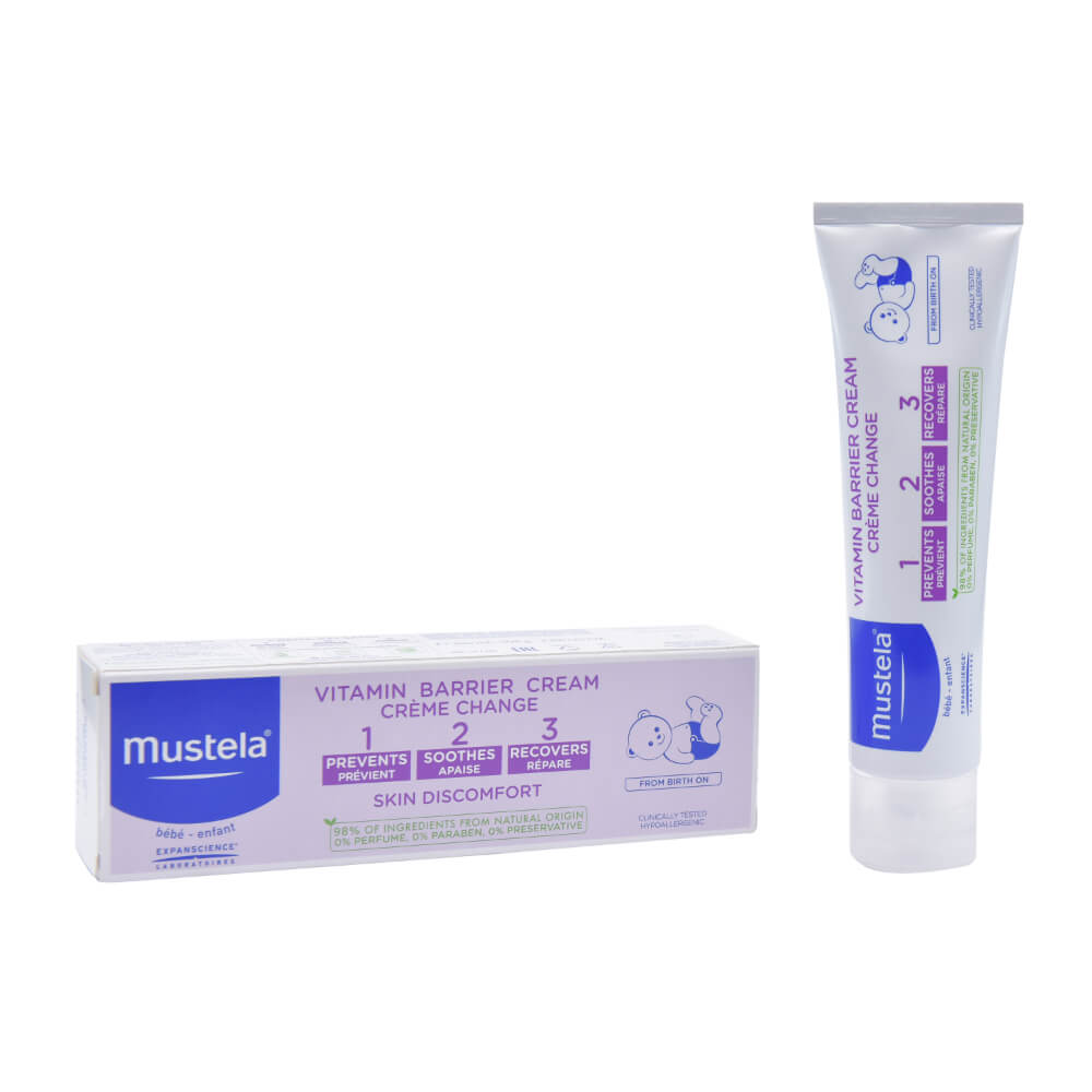 Mustela Baby Vitamin 1, 2 and 3 Barrier Cream - 100ml