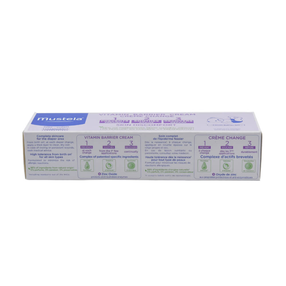 Mustela Baby Vitamin 1, 2 and 3 Barrier Cream - 100ml