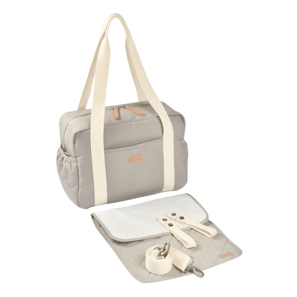 Beaba Paris Baby Diaper Bag – Multifunctional Travel baby Bag with Large Capacity, Multi-Pocket Organizer with Changing Pad, Insulated Bottle Pouch & Stroller Clips – Ideal for Moms & Dads On the Go