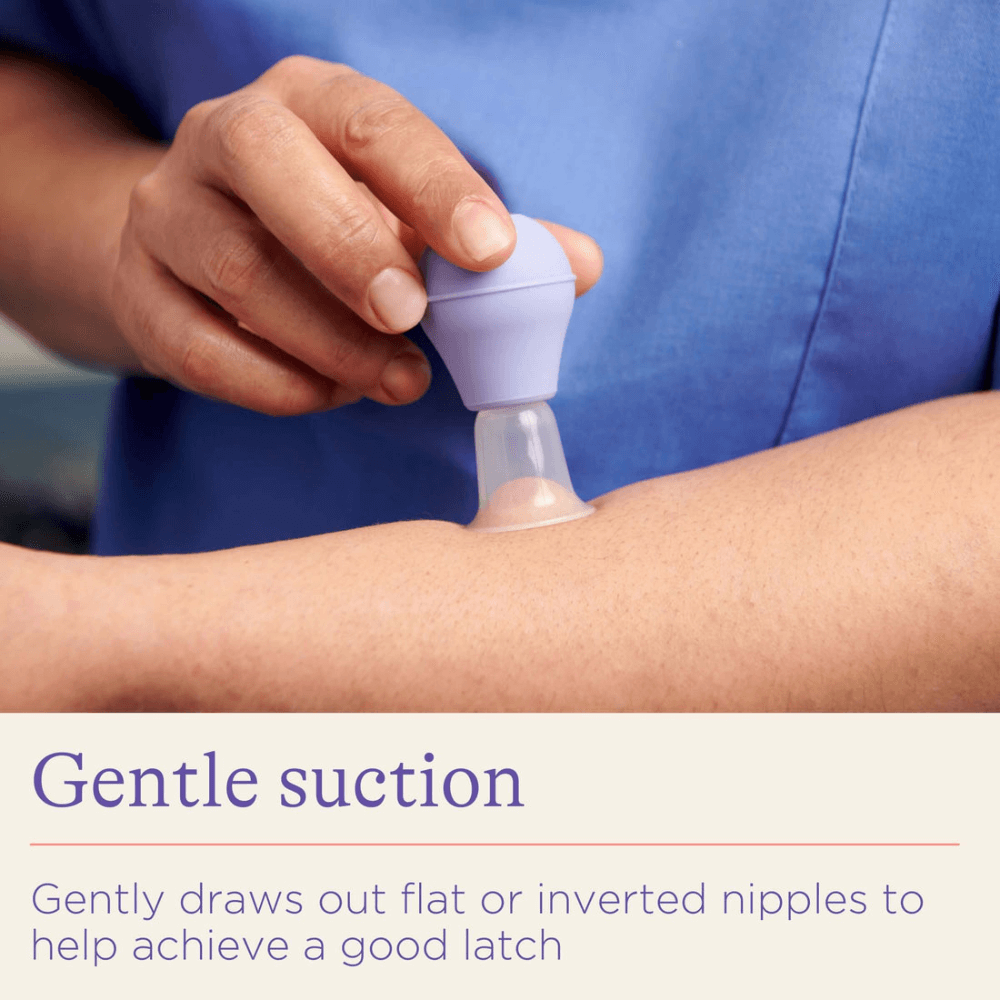 Lansinoh Latch Assist Non-Toxic Nipple Everter with Case for Breastfeeding Mums, Offers Temporary Correction of Flat or Inverted Nipples