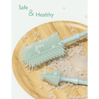 Momcozy Weaning Accessories Push-Press Design Bottle Brush Kit-Press Bubble Style Green