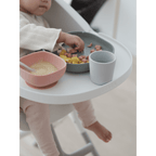 Beaba Silicone 4 Piece Baby Meal Set – Suction Plate, Suction Bowl, Anti-Slip Cup & 2nd Stage Spoon, Non-Slip, Unbreakable, Easy to Clean, BPA-Free Baby Feeding Set for Mess-Free Mealtime Essentials, 4M+