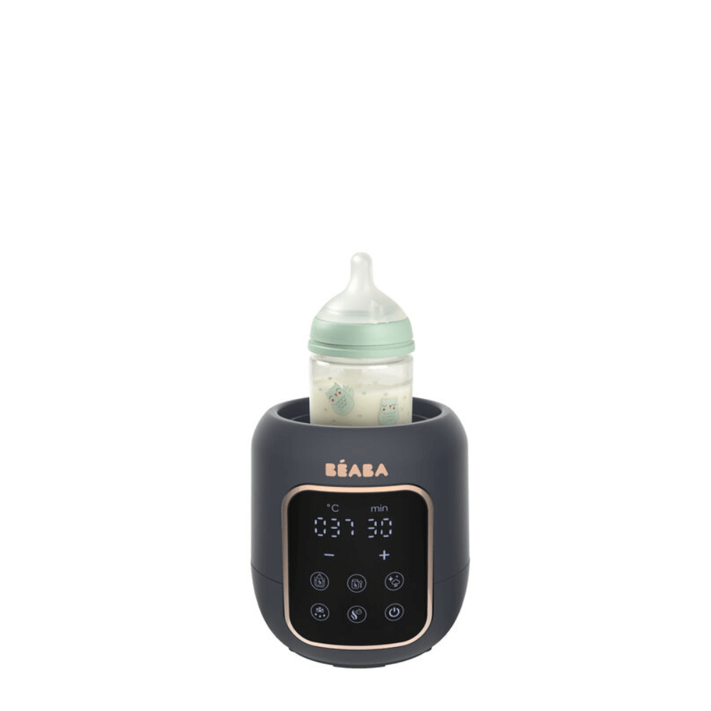 Beaba Multi Milk 5-in-1 Baby Bottle Warmer, Gentle Breast Milk Heating, Fast Steam Mode, Defrost & Baby Food Warmer with LED Display, Touch Screen & Adjustable Timer, Portable, 0m+
