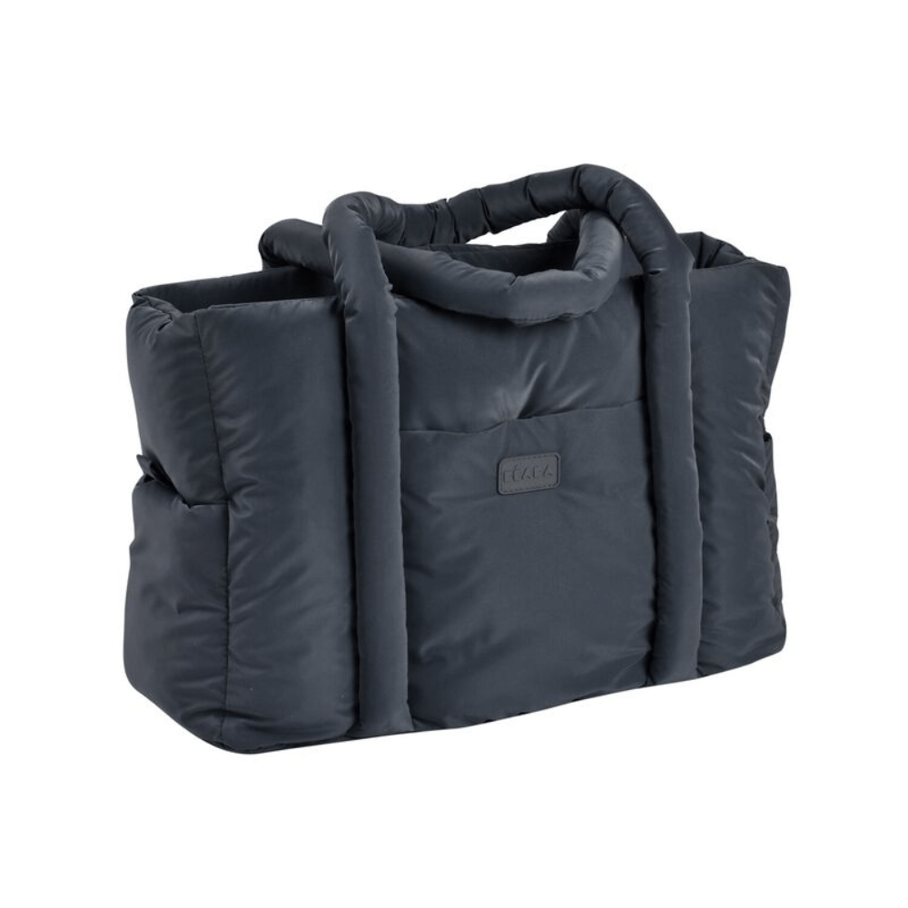 Beaba Paris Puffer Baby Diaper Bag – Multifunctional Travel baby Bag with Large Capacity, Multi-Pocket Organizer with Changing Pad, Insulated Bottle Pouch & Stroller Clips – Ideal for Moms & Dads On the Go