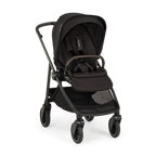 Nuna Swiv Baby Stroller-All Wheel 360 Degree Rotation-3 Positions Adjustable Parent Handle Bar-One Hand Fold-Travel System Compatible-Includes Rain Cover, Travel bag, Post Adaptors-2 Years Warranty-For 0 to 4Y (Upto 22 Kg)-Caviar