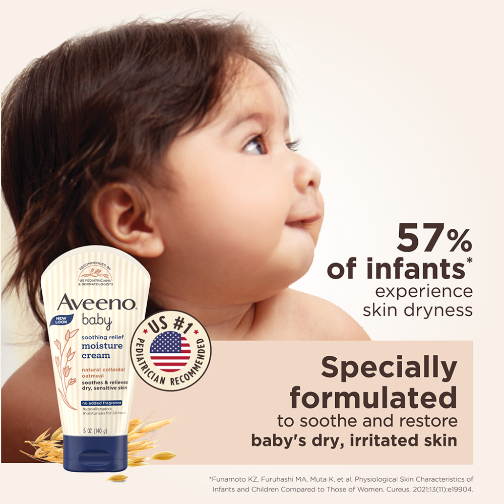 Aveeno Baby Soothing Relief Moisture Cream - 140gms